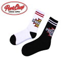 PORKCHOP GARAGE SUPPLY PORK SOX P-22 type-C |[N`bvK[WTvC |[N \bNX ubN zCg WHITE BLACK C pc216