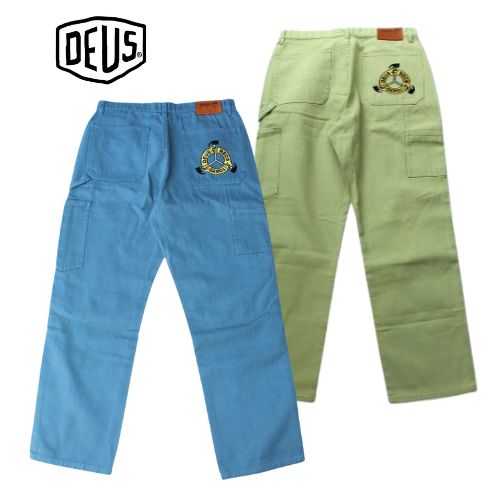 DEUS EX MACHINA Big Fella Canvas Pant Spearmint DMP234722 デウス エクス マキナ キャンバスパンツ