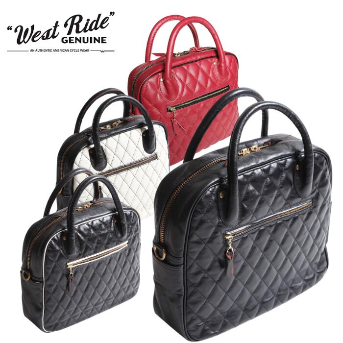 Other - WEST RIDE PADDED BRIEF BAG ウエストライド　ブリーフ バッグ レザー メンズ バイク アメカジ 日本製 バイク用品