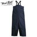 gm/ WEST RIDE ウエストライド CLASSIC MOUNTAIN BIB OVERALL BLK メンズ オーバーオール バイク バイカー アメカジ...