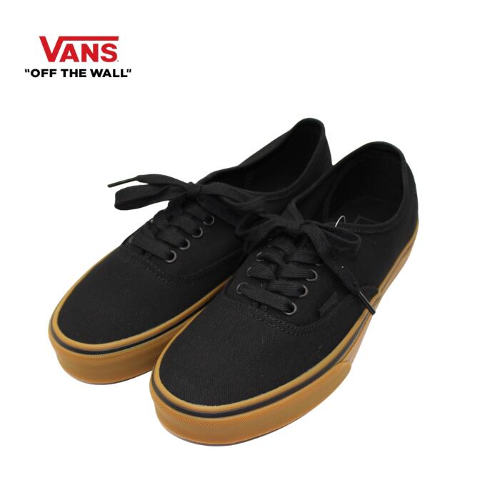 VANS バンズ Authentic BLACK/BLACK/GUM　VN000EGA0I4　オーセンティック ブラック スニーカー バンズ ヴァンズ