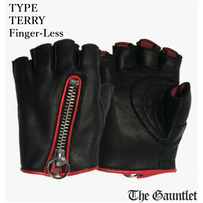 POWWOW パウワウ　 Gauntlet Glove TYPE TERRY　FingerLess　ガントレットグローブ...