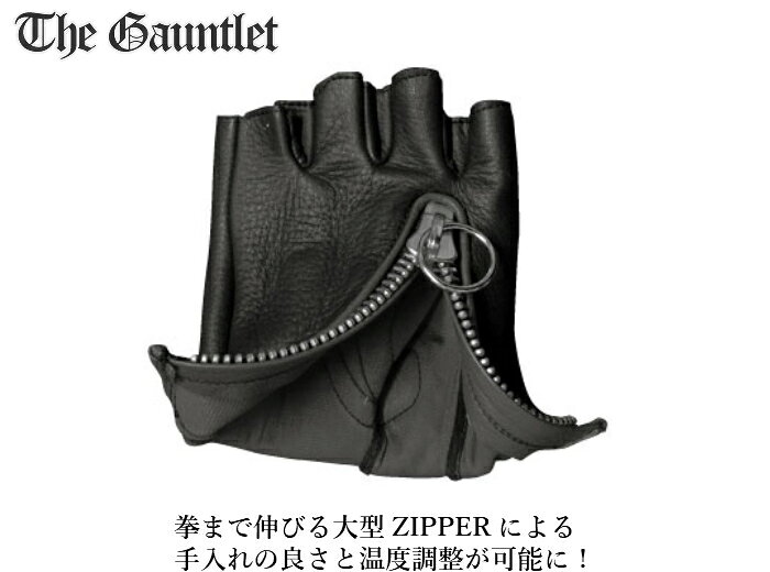 POWWOW パウワウ　 Gauntlet Glove TYPE TERRY　FingerLess　ガントレットグローブ...