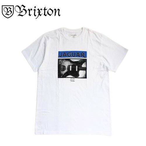 BRIXTON × Fender JAGUAR STRANGLE S/S STT ブリクストン tシャツ 半袖tシャツ オシャレtシャツ おしゃれtシャツ メンズtシャツ メンズティシャツ ティーシャツ コットンtシャツ ホワイト メンズ コットン100％ 綿100％ l xl ブランド