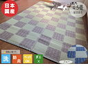 上敷き PPラグ 国産 日本製 ラグ 保育園 幼稚園 防炎 洗える 麻の葉 い草風敷物 ござ カーペット 4.5畳 約264cm×264cm 学校 学童保育 ペット 子供部屋 体育館 災害備蓄用