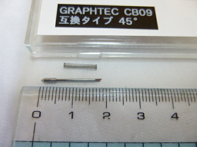 ペパレス製作所PPLS楽天市場店の560 PPLS GRAPHTEC(グラフテック) CB09 タイプ カッティングブレード 互換品 45° 5本セット｜アングル2