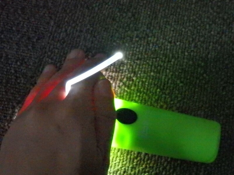 2467 PPLS アクリル製 光ファイバー LED 照明 装飾 実験 工作 直径0.5mm 長さ120m 3
