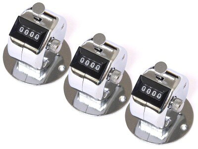 乐天商城 - 2502 PPLS カウンター 数取器 4桁表示 卓上式 3個セット