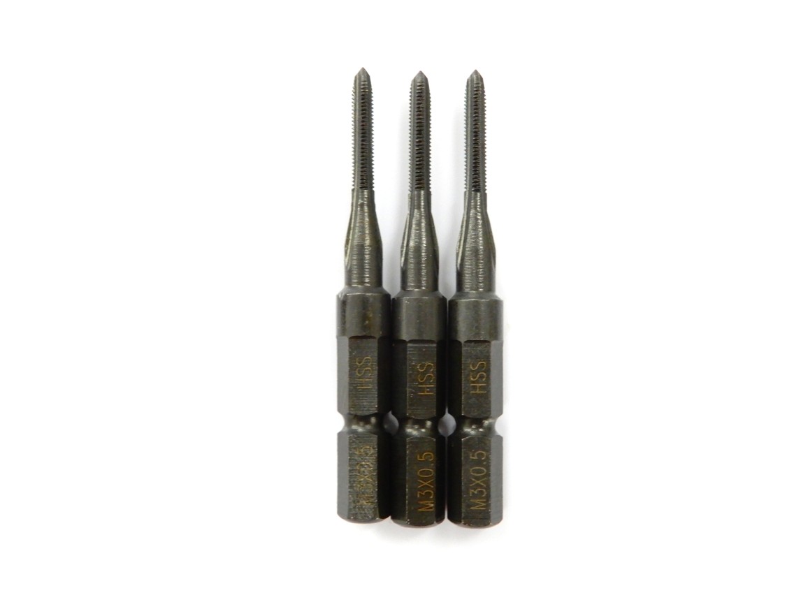 乐天商城 - 2559 PPLS ネジ切りタップ ドリルタップ 六角軸 ネジ穴作成 M3*0.5mm ネジ対応 3本入