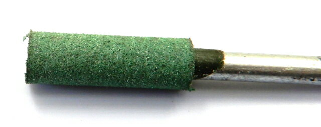 2610 PPLS 3mm軸付き砥石 ルータービット ゴム砥石 研磨 【ゴム・円柱】 ヘッド直径5mm 100個入