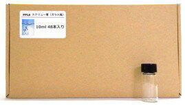 乐天商城 - 2742 PPLS 実験用 スクリュー管 ガラス瓶 容量:10ml 入数:48本