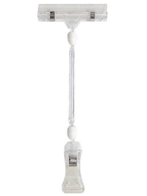 乐天商城 - 2990 PPLS POPクリップ スタンド 8cm幅クリップ 21.5cm 滑り止め付き 10個入