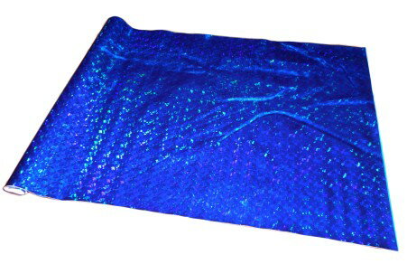 乐天商城 - 3607 PPLS ホログラム 合皮シート PU レザー ハンドメイド 生地 130cm×45cm (5) ブルー