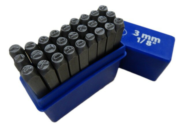 乐天商城 - 3629 PPLS 刻印 ポンチ レザークラフト 型押し 手工芸用 アルファベット 大文字 27本セット 3mm刻印