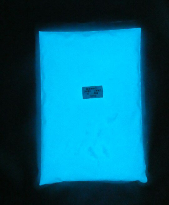 Painting Goods - 3791 PPLS (蓄光)夜光粉末 (2)外観:白 発光:群青 1000g