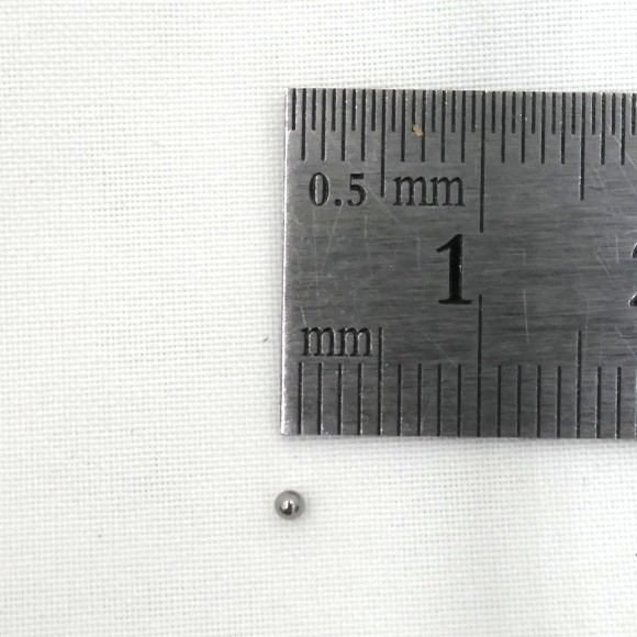 3856 PPLS ステンレス球 多目的ボール 実験用ボールミル対応 Φ1.5mm 100g 7100粒