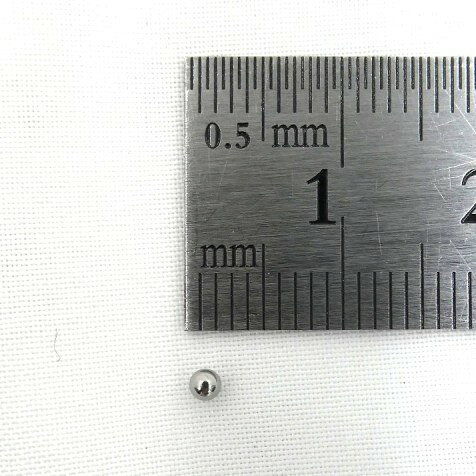 3857 PPLS ステンレス球 多目的ボール 実験用ボールミル対応 Φ2mm 150g 4500粒