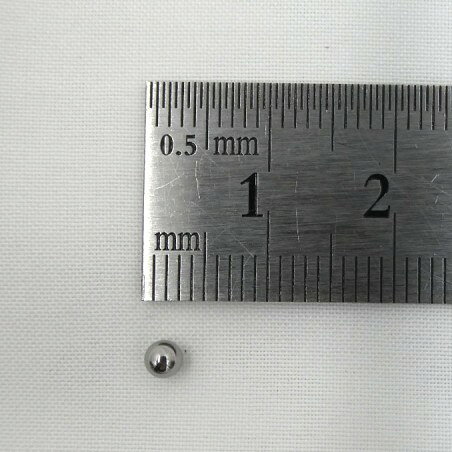 ペパレス製作所PPLS楽天市場店の3858 PPLS ステンレス球 多目的ボール 実験用ボールミル対応 Φ3mm 150g 1335粒｜アングル2