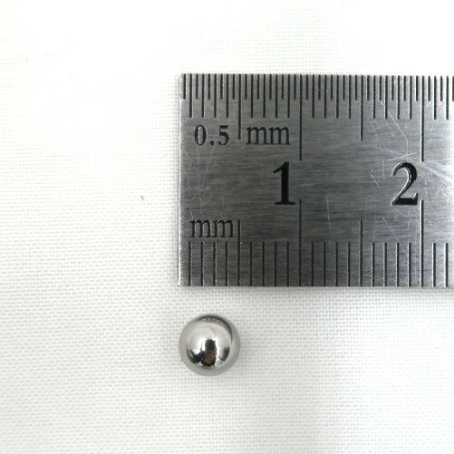 ペパレス製作所PPLS楽天市場店の3860 PPLS ステンレス球 多目的ボール 実験用ボールミル対応 Φ5mm 150g 288粒｜アングル2