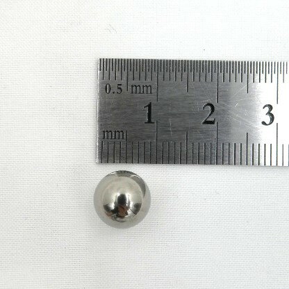 3864 PPLS ステンレス球 多目的ボール 実験用ボールミル対応 Φ9mm 150g 50粒