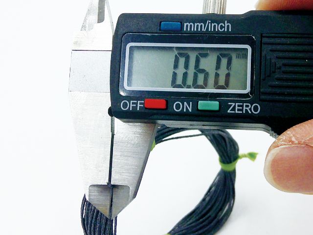 3872 PPLS 研磨ロープ 穴溝研磨 バリ取り用 直径0.6mm 300目 長さ7m 2