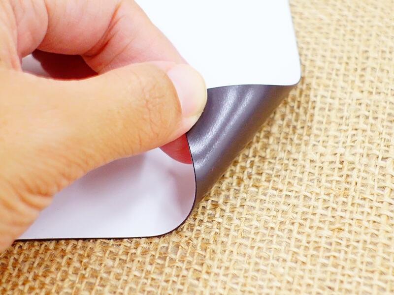 2155 薄型 カラー マグネットシート A4サイズ 白 0.5mm厚 5枚セット