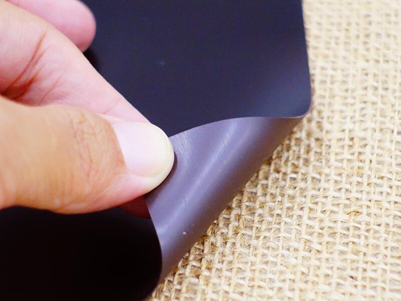 2156 薄型 カラー マグネットシート A4サイズ 黒 0.5mm厚 5枚セット