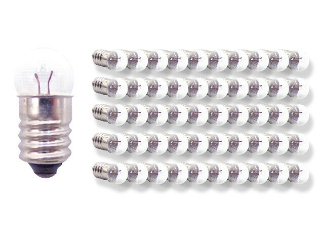 1.5V 0.3Aの豆電球 50個セットです。