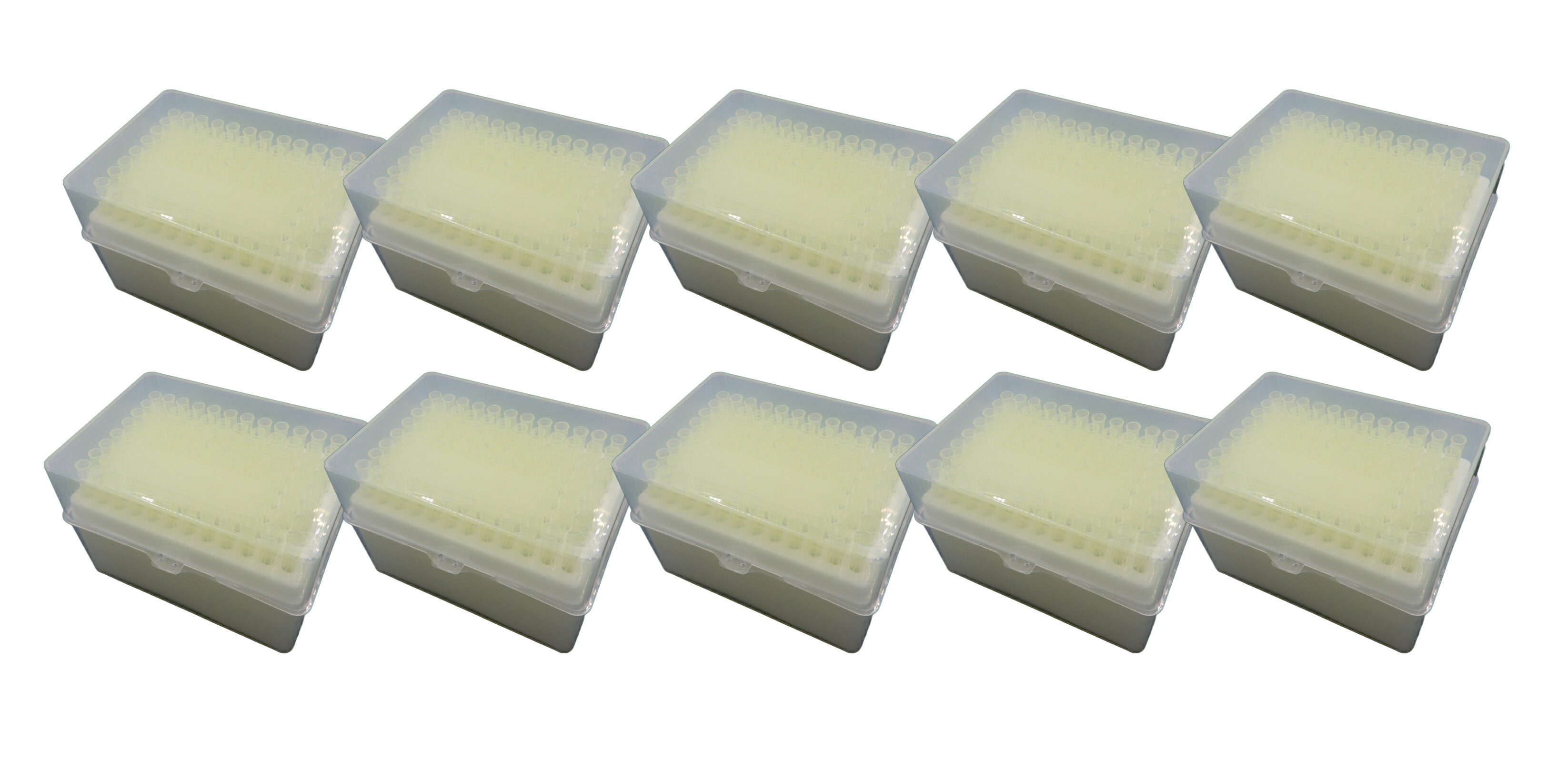 3359 マイクロピペット用 ピペットチップ 黄色 200μl 96本入×10箱 大容量セット