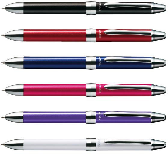 ぺんてる ビクーニャ EX 油性2色ボールペン+シャープペンシル2色(黒・赤)0.7mm+シャープ0.5mm BXW1375