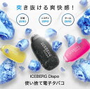 【ICEBERG】Dispo 使い捨て 大人気 リキッド 手のひらサイズ Type-C 吸引回数 約3000回