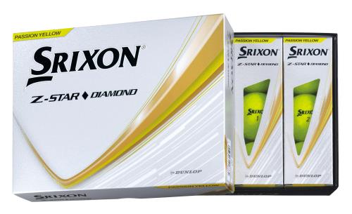 ダンロップゴルフボール SRIXON Z-STAR モンド 2025年モデル 1ダース(12個入り) プレミアムパッションイエロー