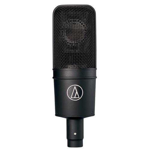 Rakuten - オーディオテクニカ AT4040 コンデンサーマイク XLR 1インチ大口径フラム / DCバイアス/単一指向性 / 80Hzローカットフィルタースイッチ / 10dBパッドスイッチ / 専用ショックマウント付属/トランスレス ブラック