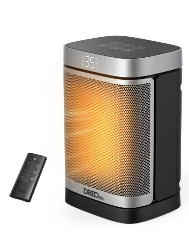 DREO (ドレオ) セミラックヒーター 小型 軽量コンパクト・ECO知能恒温 節電対策 暖房器具  ...