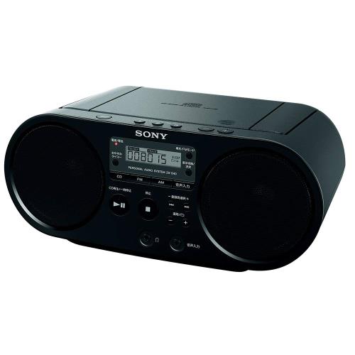 Rakuten - ソニー AUX CDラジオ ZS-S40 : FM/AM/ワイドFM対応 ブラック ZS-S40 B