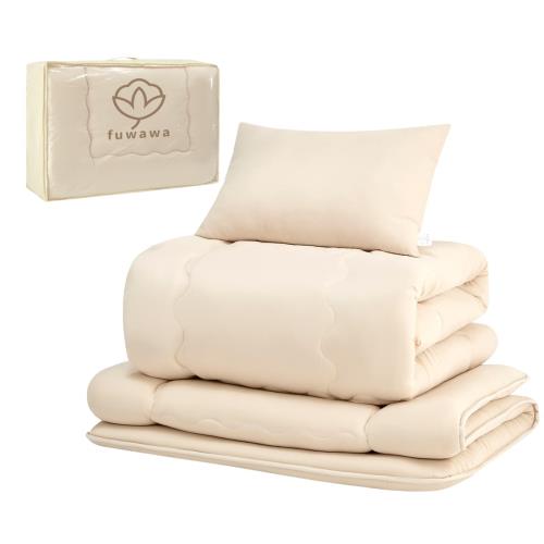 高品質布団セット 4点このセットには、敷布団、掛布団、枕、収納ケースの合計4点が含まれます。シングルサイズの寝具一式が揃うので、単身赴任や来客用に大変便利なコンパクトセットです。掛け布団サイズ：170cm×210cm 敷き布団サイズ：120...