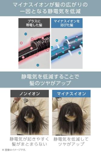 テスコム (TESCOM) ドライヤー マイナスイオン 折りたたみ 大風量 速乾 冷温風 ラク抜きプラグ ione ブロンズ TD430B-N/E ppp-shop-10015083 ピースリーショップ 楽天市場店 サンプル画像3