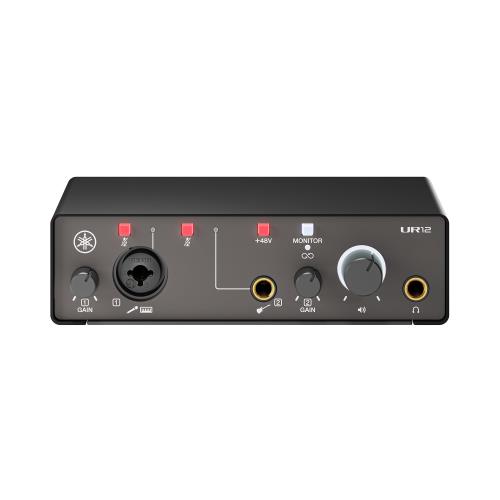 Rakuten - ヤマハ YAMAHA USB2.0 オーディオインターフェース 24bit/192kHz 2イン/2アウト 音楽制作 レコーディング 配信 ループバック機能 ブラック UR12MK3 B