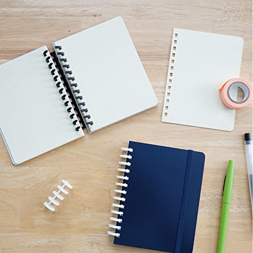 カール事務器(CARL) ルーズリング 綴じ枚数100枚 リング径14mm 50本入 ホワイト 日本製 LR-30145-W 3