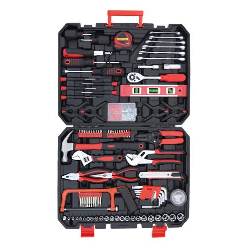 Rakuten - Hantinstom 工具セット 237点組 ホームツールセット 道具セット 作業工具 DIY 家具の組立 住まいのメンテンス用 便利 収納ケース付き 修理道具セット 初心者も向け 自動車バイク整備 レッド