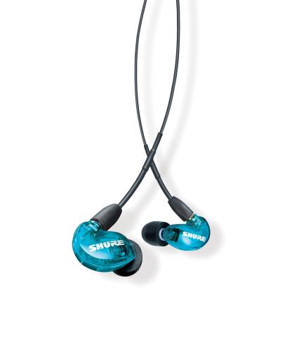 Rakuten - VGP 殿堂入り金賞SHURE シュア イヤホン 有線 SE215 SPE-A ブルー 高遮音性 ノイズキャンセリング ゲーム ゲーミング スペシャルエディション カナル型 ワイヤレス変換可(別売) MMCX リケーブル プロ仕様 低音強化 配信 音楽 オーディオリスニング レコーディング 録音 楽器