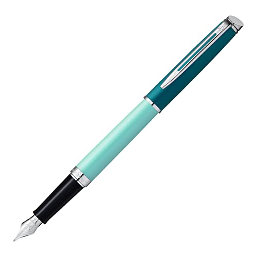 Rakuten - WATERMAN ウォーターマン メトロポリタン エッセンシャル 万年筆 F細字 高級ブランド ギフト 正規輸入品 グリーンCT 2190033