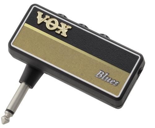 VOX ヘッドフォン ギターアンプ amPlug2 Blues ケーブル不要 ギターに直接プラグ・イン 自宅練習に最適 電池駆動 エフェクト内蔵
