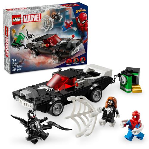 レゴ(LEGO) マーベル スパイダーマン vs. ヴェノム マッスルカー おもちゃ 玩具 誕生日 プレゼント ブロック 男の子 女の子 子供 7歳 8歳 9歳 小学生 マーベル グッズ フィギュア 76309