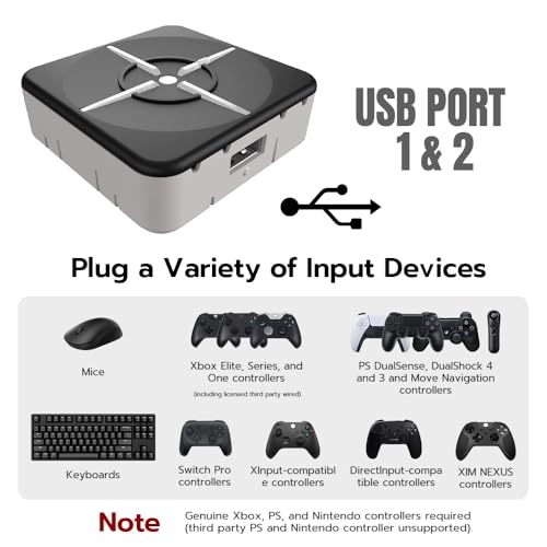 XIM MATRIX アダブター PS5・PS4・Xbox Series X|S・Xbox One・PC対応 キーボードマウス用接続コンバーター ファームウェアデート対応－ブラック 3