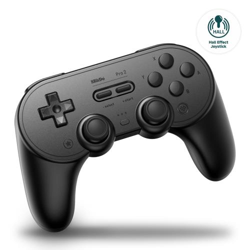 8BitDo Pro 2 Switch用のBluetoothコントローラー、ホールエフェクトジョイスティックアップデート、Sw..