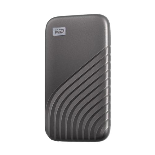 ウエスタンデジタル(Western Digital)WD ポータブルSSD 2TB グレー USB3.2 Gen2 My Passport 最大読取り1050 MB/秒 メーカー5年保証 WDBAGF0020BGY-WESN 国内