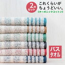 バスタオル 泉州タオル ナチュラル ボーダー 2枚セット | 日本製 速乾 オーガニックコットン ギフト タオル 泉州 60×120 結婚祝い プレゼント 乾き...
