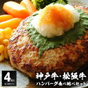 神戸牛 松阪牛 ハンバーグ 食べ比べ セット 送料無料 | 肉 ギフト 高級 グルメ プレゼント 食品 ブランド牛 神戸ビーフ 黒毛和牛 松坂牛 誕生日 内祝い ビーフ 松阪 贈り物 和牛 贈答 お祝い 牛肉 高級肉 お肉 お取り寄せグルメ お取り寄せ 贈答品 お歳暮 お年賀 冷凍 惣菜
