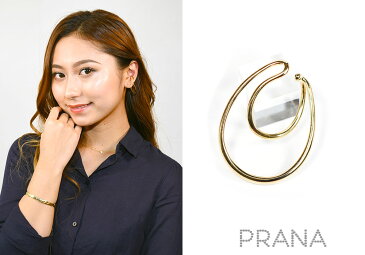 【 受取り不要! ポスト便 送料無料 ☆彡 】 アレルギーフリー カフ メタル ライン ワイヤー フープ かける イヤリング ノンホール ゴールド 大ぶり おしゃれウェアリング片耳用 大人 金属アレルギー 18k 可愛い ブランド ギフト つけっぱなし PRANA